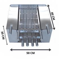 Churrasqueira Ecológica Com Proteção Refratária MD- 50X 40 X 28