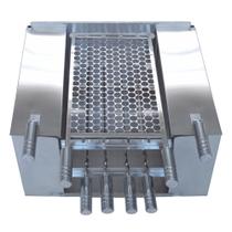 Churrasqueira Ecologica para Apartamento Sem Fumaça Com Proteção Refratária 50X 40 X 28