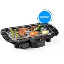Churrasqueira Elétrica 2000W 220V Termostato Grill Amplo Preta Elgin Churrasqueira Elétrica 2000W 220V Termostato Grill Amplo Preta Elgin
