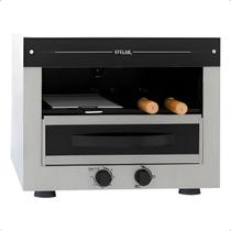 Churrasqueira Elétrica 2000W com 5 Espetos Rotativos Inox e Timer Compacta, Moderna e Fácil Limpeza 127V 220V - Stelar Churrasqueira Elétrica 2000W com 5 Espetos Rotativos Inox e Timer Compacta, Moderna e Fácil Limpeza 127V 220V - Stelar