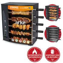 Churrasqueira Elétrica Arke Rotativa Com 5 Espetos 220v Vitta Smart Churrasqueira Elétrica Arke Rotativa Com 5 Espetos 220v Vitta Smart