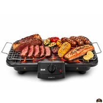 Churrasqueira Elétrica Bak 1500w Portátil Grelha Inox