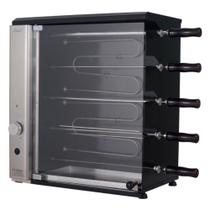 Churrasqueira Elétrica de Bancada Vertical Titan Stand 5 Espetos Giratórios 127V Churrasqueira Elétrica de Bancada Vertical Titan Stand 5 Espetos Giratórios 127V