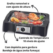 Churrasqueira Elétrica de Mesa Portátil sem Fumaça Mondial CH07 Steak Grill Churrasqueira Elétrica de Mesa Portátil sem Fumaça Mondial CH07 Steak Grill