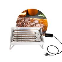 Churrasqueira Elétrica de Mesa Rizzogrill 1 Gourmet Antifumaça e Bandeja Aluminio 110V Rizzoflon Churrasqueira Elétrica de Mesa Rizzogrill 1 Gourmet Antifumaça e Bandeja Aluminio 110V Rizzoflon