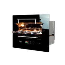 Churrasqueira Elétrica de Parede Gourmet com Espeto Giratório Painel Touch 127V - Hope Gourmet