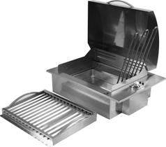 Churrasqueira Elétrica Embutir Em Inox 304 Tampa Abafador Churrasqueira Elétrica Embutir Em Inox 304 Tampa Abafador