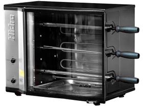 Churrasqueira Elétrica Giratória 2500W Hidro - M 1/30 com Bandeja Coletora de Gordura