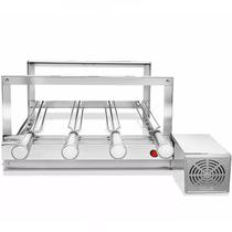 Churrasqueira Elétrica Giratoria Grill Inox 4 Espetos