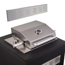 Churrasqueira Elétrica Grill Coocktop com Tampa e Veneziana para apto Diamond Premium sem Fumaça Churrasqueira Elétrica Grill Coocktop com Tampa e Veneziana para apto Diamond Premium sem Fumaça