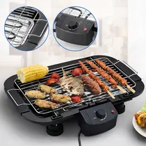 Churrasqueira Elétrica Portátil Apartamento Sem Fumaça Grill 2000w Grande Linha Premium