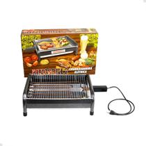Churrasqueira Elétrica Portátil RizzoGrill 1600W Gourmet 110V 220V