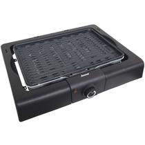 Churrasqueira Elétrica Super Grill Portátil 1700W Antiaderente Assa Grelha Preta Amvox ACH 2000 NEW