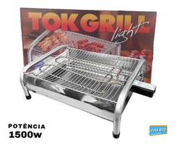 Churrasqueira Elétrica Tok Grill Light Ll 127v Prateada