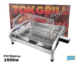 Churrasqueira Elétrica Tok Grill Light Ll Prateada 220V