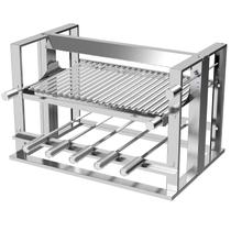 Churrasqueira Elevatória com 5 Espetos e Grelha Parrilha - Líder Grill