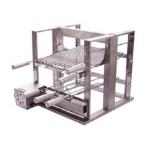 Churrasqueira Elevatória Fast Gourmet com Kit Giratório Elétrico, 3 Espetos e Grelha Parrilha EGKG03 Churrasqueira Elevatória Fast Gourmet com Kit Giratório Elétrico, 3 Espetos e Grelha Parrilha EGKG03