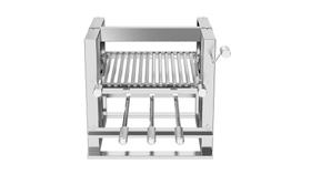 Churrasqueira Elevatória Gourmet Inox 3 Espetos Argentina