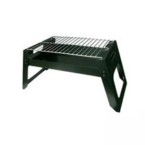 Churrasqueira Em Aço Dobrável, Compacta 22 Cm Camping/pesca Cor Preta - Western
