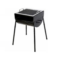 Churrasqueira Em Aço Pé E Grelha Fe 75x36x30cm