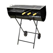 Churrasqueira Espetinho Carrinho 2 Grelha 3 Espeto 100X76X30 Churrasqueira Espetinho Carrinho 2 Grelha 3 Espeto 100X76X30