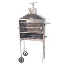 Churrasqueira Espetinho Móvel de Inox - Carrinho Churrasco Churrasqueira Espetinho Móvel de Inox - Carrinho Churrasco