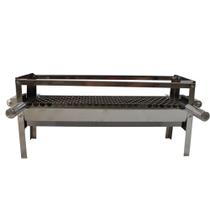 Churrasqueira Espetinhos Portátil Com Grelha de Bancada Inox Issi Grill