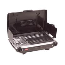 Churrasqueira/fogão de acampamento Coleman Tabletop Propano Gas 2 Burner Churrasqueira/fogão de acampamento Coleman Tabletop Propano Gas 2 Burner