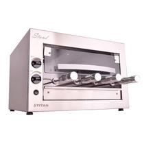 Churrasqueira Forno A Gás Bancada 4 Espetos Stand