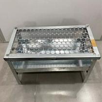 Churrasqueira Galvanizada Com Grill Portátil Aço Anti Corte