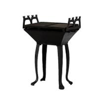 Churrasqueira Gamela Completa em Ferro Fundido 31x41cm