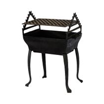 Churrasqueira Gaúcha Completa em Ferro Fundido 35x50cm