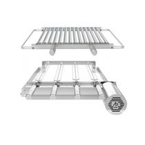 Churrasqueira Giratória Ajustável para 4 Espetos Inox com Suporte Ajustável e 2 Grelhas Argentinas Churrasqueira Giratória Ajustável para 4 Espetos Inox com Suporte Ajustável e 2 Grelhas Argentinas