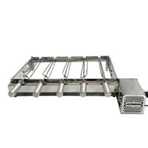 Churrasqueira Giratória Baixa Inox 5 Espetos Motor Direito Churrasqueira Giratória Baixa Inox 5 Espetos Motor Direito