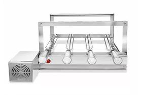 Churrasqueira Giratoria Grill Inox 4 Espetos