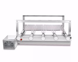 Churrasqueira Giratoria Grill Inox 5 Espetos Lado Churrasqueira Giratoria Grill Inox 5 Espetos Lado