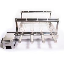 Churrasqueira Giratória Inox 4 Espetos Lado Esquerdo Curto Churrasqueira Giratória Inox 4 Espetos Lado Esquerdo Curto
