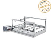 Churrasqueira Giratória Inox 5 Espetos 2 Andares The Grill Churrasqueira Giratória Inox 5 Espetos 2 Andares The Grill