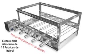 Churrasqueira Giratória Inox 5 Espetos Itafera - Motor Lado Esquerdo Mais Silêncio Da Categoria Churrasqueira Giratória Inox 5 Espetos Itafera - Motor Lado Esquerdo Mais Silêncio Da Categoria