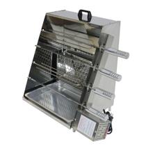 Churrasqueira Giratória Vertical Ecológica Inox 4 Espetos - Issi Grill