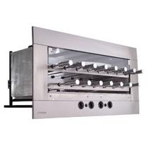Churrasqueira Gourmet a Gás 15 Espetos Rotativos Sem Fumaça Age Titan