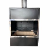 Churrasqueira Gourmet Lenha ou Carvão de Parede Grande 800EQ Elite