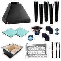 Churrasqueira Gourmet Makeer 5 Dutos Giratorio C/curva 2361 G