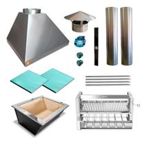 Churrasqueira Gourmet Makeer I 304 2 Dutos Elevatório 2781 G Churrasqueira Gourmet Makeer I 304 2 Dutos Elevatório 2781 G