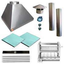 Churrasqueira Gourmet Makeer I304 2 Dutos Elevatório 2561 P