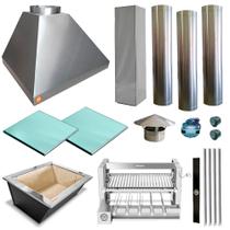 Churrasqueira Gourmet Makeer I304 3 Giratório C/capa 2167 M