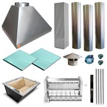 Churrasqueira Gourmet Makeer I304 3 Giratório C/capa 2169 G