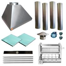 Churrasqueira Gourmet Makeer I304 4 Dutos Elevatório 2633 P