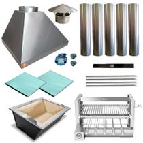 Churrasqueira Gourmet Makeer I304 5 Dutos Elevatório 2095 M