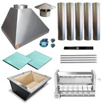 Churrasqueira Gourmet Makeer I304 5 Dutos Elevatório 2097 G